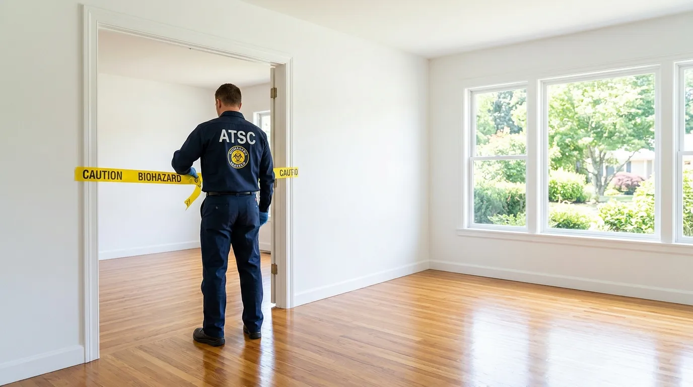 Certified biohazard cleanup crew performing Decomposition Cleanup in Berkeley